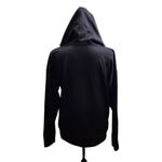 Under Armour  Black Cold Gear Pullover‎ Hoodie White Logo Athletic Sweatshirt SM Photo 2