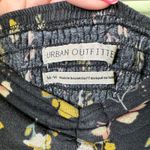 Urban Outfitters ‎ Cottagecore Floral Smocked Cutout Peplum Raw Hem Crop Top M Photo 5