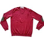 Dondup Sweater Cashmere Merino Wool lamb elbow leather patch Size L man Brown Size L Photo 0