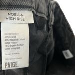 Paige  Noella High Rise Straight Cropped Jeans Faded Black Womens Size 28 Photo 10