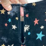 Nookie Nooki London Josie Printed Velvet Blouse Stars Print Long Sleeve pullover Large Photo 10