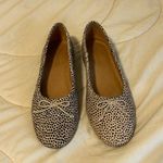 Madewell The Adelle Ballet Flat in in Spot Dot Calf Hair size 8 Photo 1