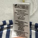 Tommy Bahama Shirt Dress Striped Fringe Hem Roll Tab Sleeve Casual S/P Photo 7