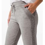 Lululemon NEW  Scuba Jogger Sherpa Stripe Heather Grey Gray Joggers Pants Size 10 Photo 2