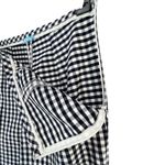 J. McLaughlin Georgina Ankle Pant Women 4 Blue White Gingham Check Stretch Preppy Photo 3
