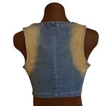 Finesse Lace up Denim Corset Bustier Cassidy Top Blue Size XS Photo 2