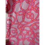 Gretchen Scott Tunic Dress Sz S Pink 3/4 Sleeve Top Beach Coverup Artsy Resort‎ Photo 4