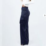 Princess Polly NWT  Gimore Navy Cargo Pants Size 6 Photo 1