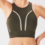 Fabletics Olive Green Antonia Midi Sports Bra Size S Photo 0