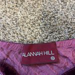 Euro 100% Silk Beaded Skirt Purple Photo 2