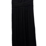 Boden Maxi Jersey Dress Womens 8 Black Diana Casual Stretch Travel Minimalist Photo 0