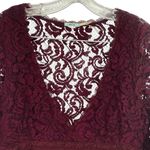 Kimchi Blue Dress Babydoll Lace Maroon Vamp Whimsigoth Photo 10