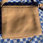 Loeffler Randall  Embossed Python Rider Tan Beige Leather Purse Photo 3