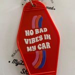 Handmade No Bad Vibes In My Car Keychain  Photo 0