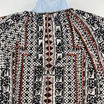 Angie  Y2K Boho Top Sz S Geometric Babydoll Festival Tassel Peasant Fairy Grunge Photo 6