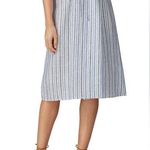 Sita Murt Knit Feelings Blue Stripe Knee Length Skirt Size 36 (2) (XS) Photo 0