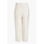Sandro Pinstriped Woven Tapered Sz 36 Pants Photo 4