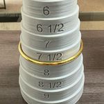 Trifari  Gold Bangle Bracelet Photo 4