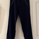 ZARA | Navy Blue Zip Jogger Style Pants XS Photo 0
