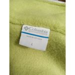 Columbia  Women Lg Lime Green Vest Zip up 2 side pockets 2 inside pockets Vintage Photo 8