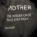 Mother The Insider Crop Two Step Fray Not Guilly jeans size 26 DR Black Photo 5