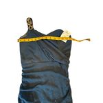 Cachet Blue Glitter Jeweled One Shoulder Dress Photo 5