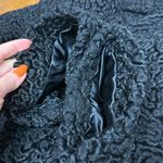 Vintage Persian Lamb Swing Coat Set with Matching Muff & Cap, Black, Medium Fit Black Photo 6