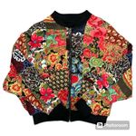 Urban Outfitters Silence + Noise Eve Patch Retro Oversized Bomber Jacket Size M Photo 1
