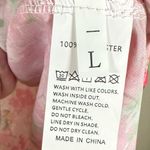 Vintage Inspired Pleated Floral Pink Lace Cottagecore Fairy Garden Barbie Chic Size L Photo 11