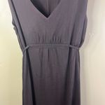 Old Navy  Women's Black Sleeveless Maxi Dress Size Large V-Neck Long Classic Work Photo 2