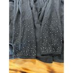 Chico's Chico’s Open Front‎ Long Cardigan Sweater Gray Beaded Embellished Sleeve Size 2 Photo 11