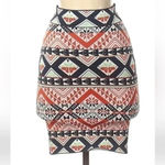 BCBGMAXAZRIA | Bohemian Aztec Southwestern Tribal Print Pencil Skirt Size XS Photo 1