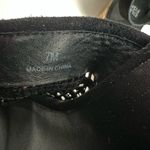 Eileen Fisher  Aura Black Suede Mesh Espadrille Jute Wedge Heel Shoes Sandals 7 Photo 3