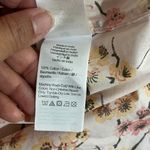 J.Crew Women's Pink Cotton Classic-fit Ruffleneck Shirt Cherry Blossoms Size 4 Photo 4