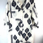 Millio Milano S Italian Linen Pocketed Button Down Shirt Dress White Photo 0