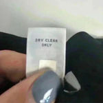 Loft Ann Taylor  Women's Wool Pencil Skirt Black Red Embroidered Hem 14 Photo 6