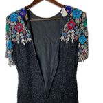 Laurence Kazar Vintage Beaded Sequin Silk Dress Photo 5