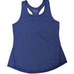 Lola Tank Top Blue Striped Racerback Active Athletic Running Training Women's S Photo 0
