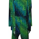 Vintage Leopard Print Retro Vivid Stretchy Jostar 3 Pc Set Tank Pants n Cardigan Size M Photo 0