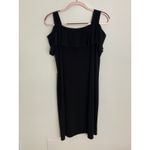Clara Sun Woo Cold‎ Shoulder dress NWT size large Black Photo 2