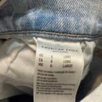 American Eagle  Super Light Wash 90’s Straight Jeans Size 8 Long Photo 3