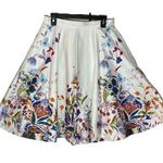 Vintage Petrune of Ithaca White Floral Circle Skirt New With Tags Large L Rare Photo 0