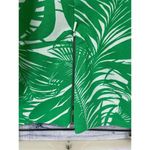 Talbots Pencil Skirt Women 10p Green Tropical Hawaii Cotton Stretch Cruise Beach Photo 3