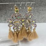Jujlia Jewelry Chandelier Dangle Drop Pierced Earrrings Tassell Floral Boho Photo 3