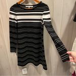 Max Studio Super cute contrast stripe  shirt dress good quality long sleeve Photo 6