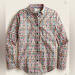 J.Crew  slim-fit organic cotton shirt in the Liberty "Georgia Duke" print Size 2 Photo 2
