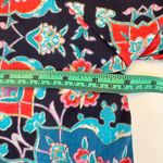 Tolani Collection Kimono Longline Cardigan 1X Blue Red Multicolor Abstract Print Photo 8