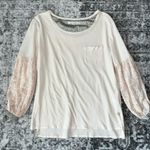 We The Free Free People Jayde Long Sleeve Contrast Print Top Photo 2