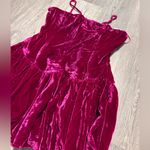 Maeve  Anthropologie Drop-Waist Velvet Mini Dress Photo 2
