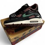 Nike UNISEX Air Max 90 Siempre Familia Black and Teal Sneakers (W) 11 (M) 9.5 Photo 1